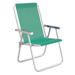CADEIRA PRAIA ALTA ALUMINIO ANIS SANNET MOR