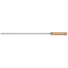 ESPETO CHURRASCO ACO SIMPLES 55CM REF. 003201 CABO MADEIRA MOR
