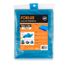 LONA DE POLIETILENO AZUL 10MX8M FOXLUX