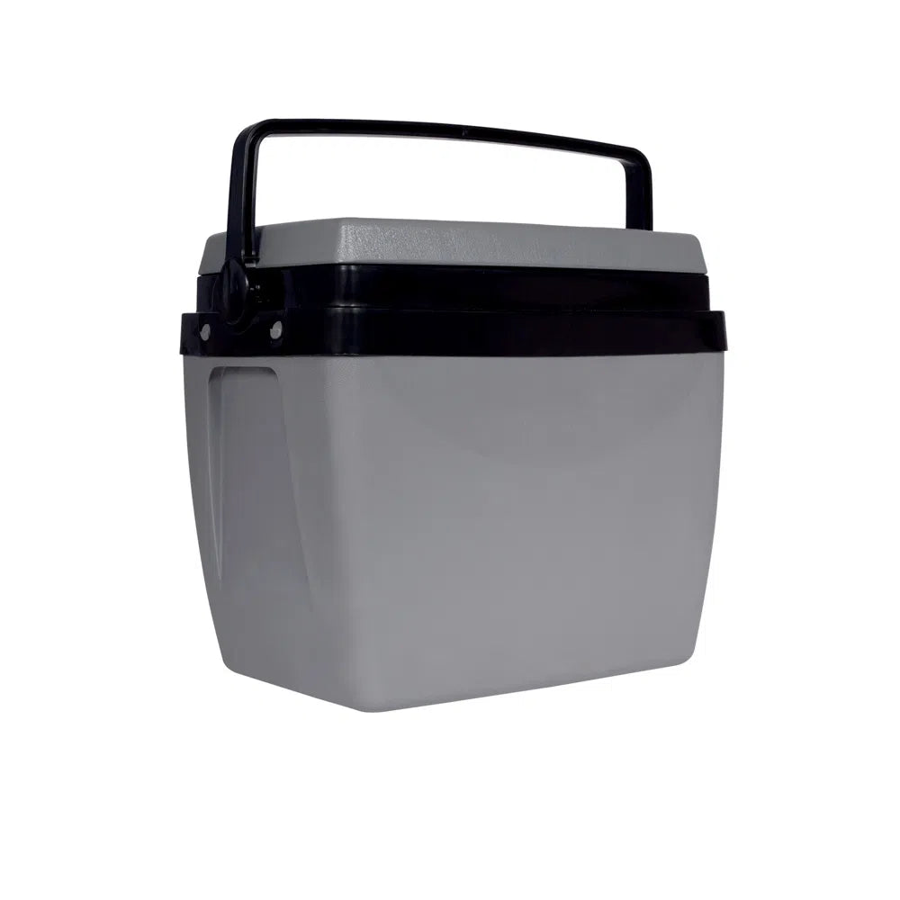 CAIXA TERMICA 26L CINZA C/ PRETO MOR