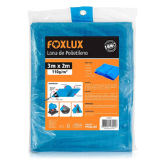 LONA DE POLIETILENO AZUL 3MX2M FOXLUX