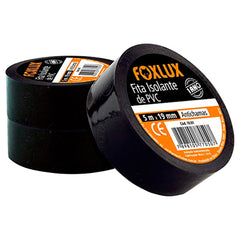 FITA ISOLANTE 5MX19MM PRETA FOXLUX