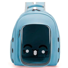 MOCHILA ESPACIAL CARINHA AZUL