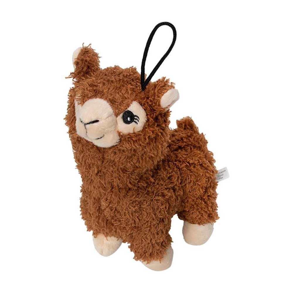 MORDEDOR PELUCIA LHAMA MARROM MANGO PET