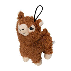 MORDEDOR PELUCIA LHAMA MARROM MANGO PET