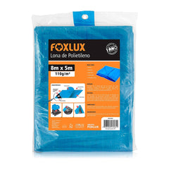 LONA DE POLIETILENO AZUL 8MX5M FOXLUX
