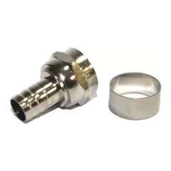 CONECTOR COM ANEL/ILHOS P/ CABO COAXIAL RG59