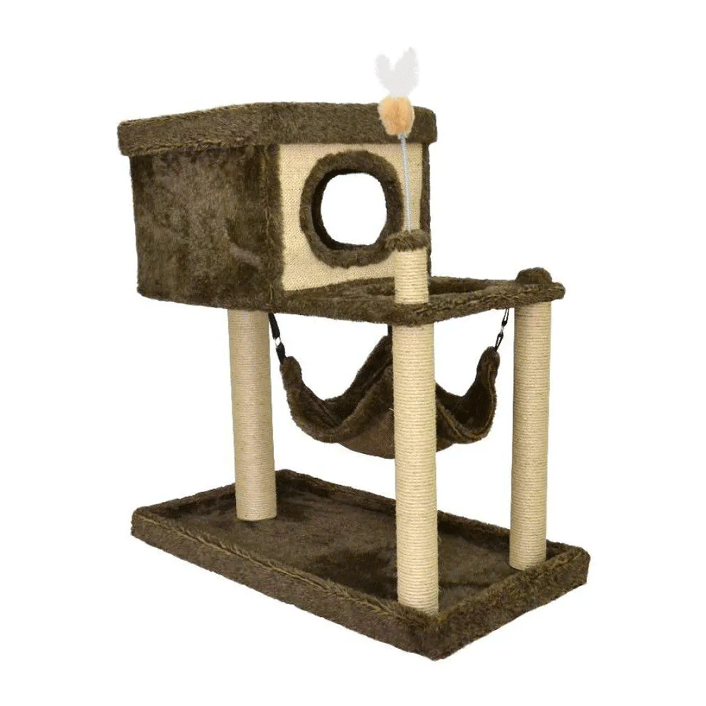 ARRANHADOR MAXIMUS EM PELUCIA E SISAL 84X44X87 CM