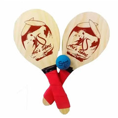 KIT RAQUETE FRESCOBOL ART'S & SPORTS ADULTO C/ BOLINHA 44X19,5CM