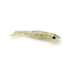 FISHING ISCAS CAMAROES ULTRA SOFT OFFSET 9CM CHA DOURADO 3 UNDS