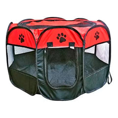 CHIQUEIRINHO PET VERMELHO/PRETO TAMANHO M