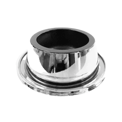 COMEDOURO METALIZADO ANTI-FORMIGA 1900ML PRATA