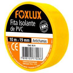 FITA ISOLANTE 10MX19MM AMARELA FOXLUX
