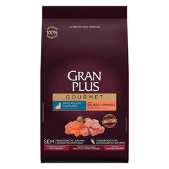 GRANPLUS GATO CASTRADO SALMAO/FRANGO PCT 3KG