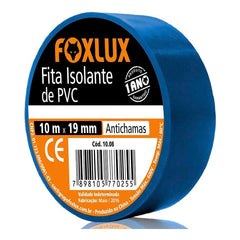FITA ISOLANTE 10MX19MM AZUL FOXLUX