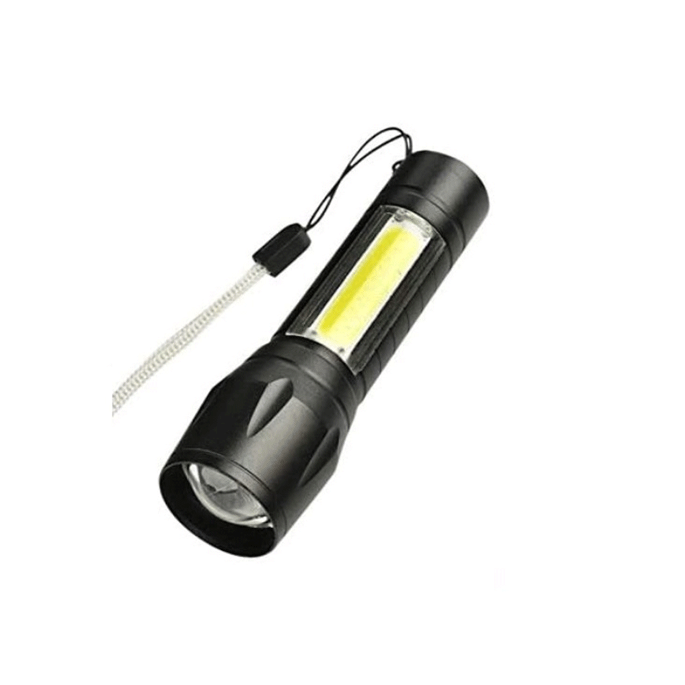 LANTERNA TATICA MINI RECARREGAVEL USB C/ LUZ LATERAL 1 HORA MAX-29906-6