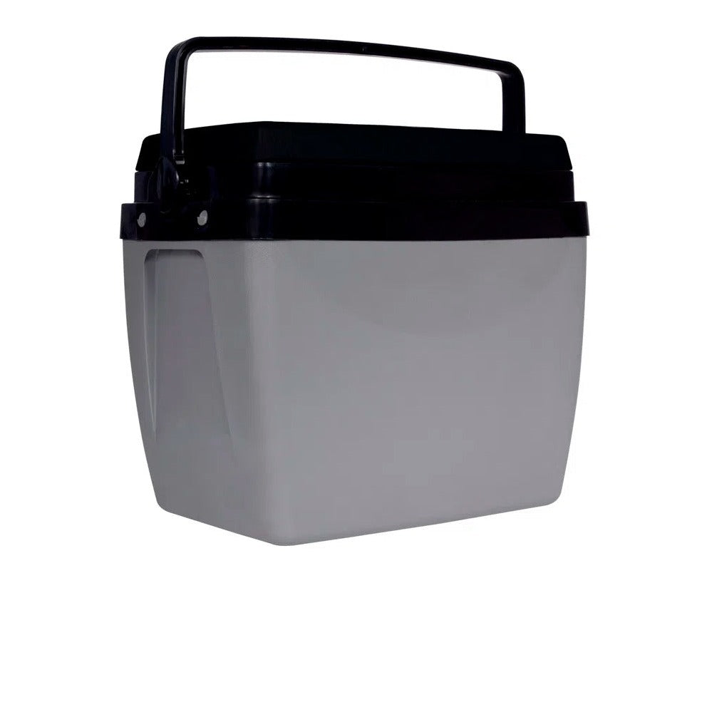 CAIXA TERMICA 34L CINZA C/ PRETO MOR