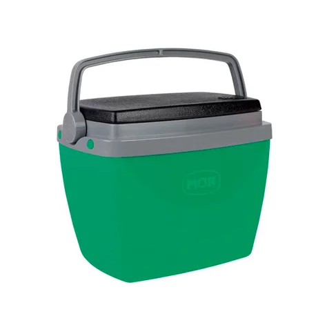 CAIXA TERMICA 34L VERDE C/ CINZA TAMPA PRETA (VIDA) MOR