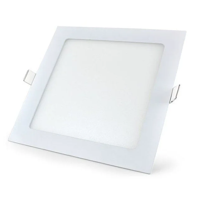 LUMINARIA LED EMBUTIR QUAD SLIM 18W 6500K 100-240V ECONOMAX