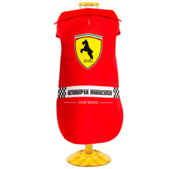 CAPA PET F1 VERMELHO TAMANHO G REF 856