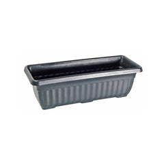 JARDINEIRA PLASTICA 35CM PRETO
