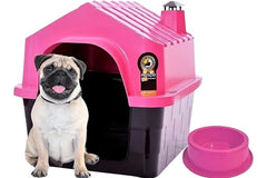 CASA PLASTICA DURA HOUSE N2 DURAPETS ROSA
