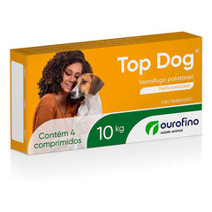 TOP DOG OUROFINO 10KG 4 COMPRIMIDOS