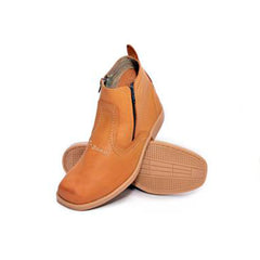 BOTINA LINHA PVC 2 ZIPER LATEGO WHISKY REF.:515 SAAD N40