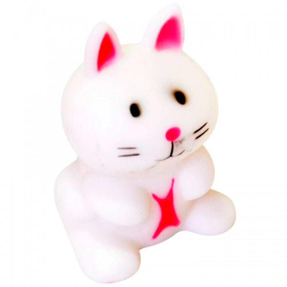 BRINQUEDO GATO VINIL 7,5X6CM