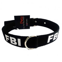 COLEIRA DUPLA FBI N 5 PRETA