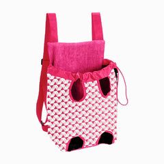CANGURU TRANSPORTE POLIESTER 4 PATAS ROSA