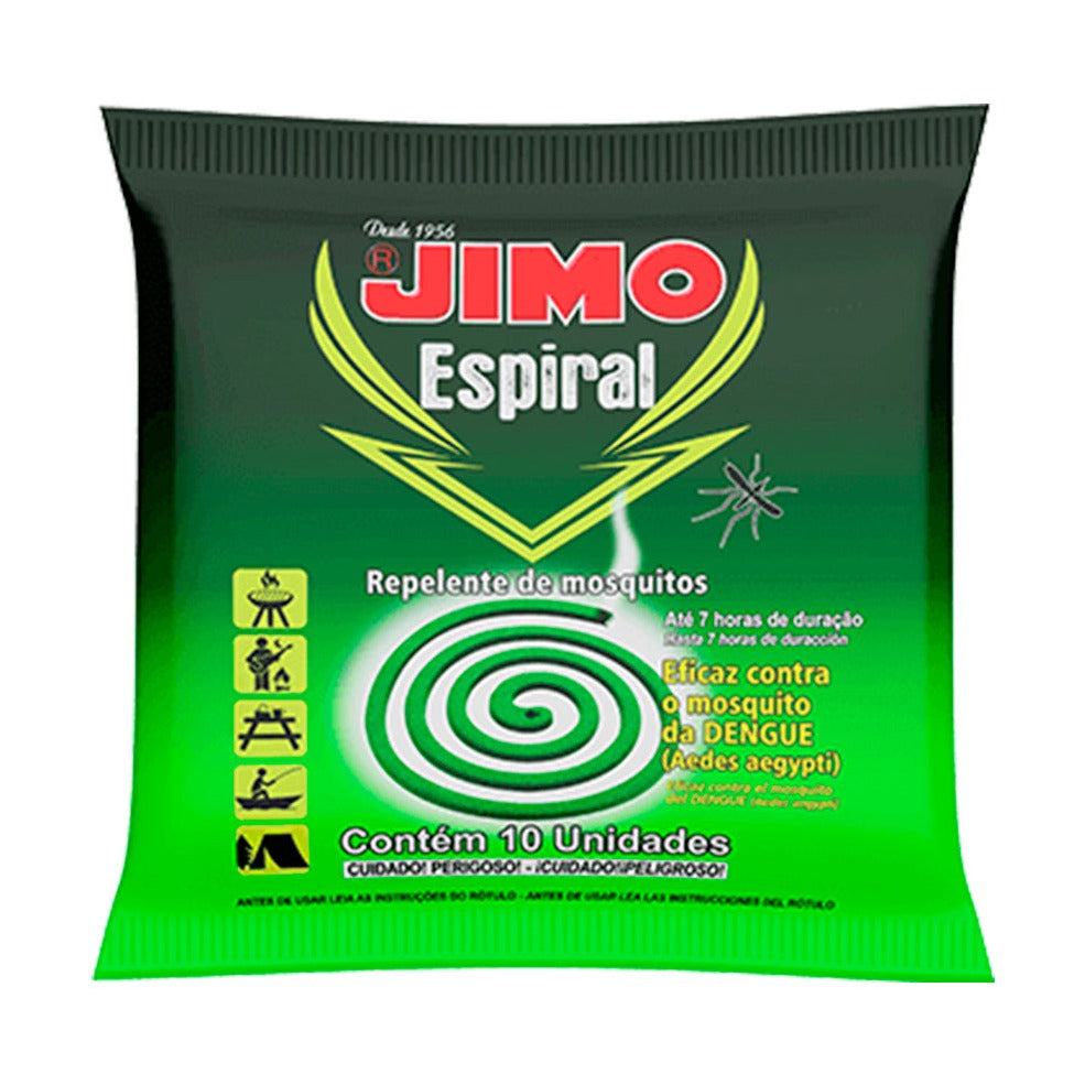 INSETICIDA ESPIRAL METAL BOA NOITE JIMO
