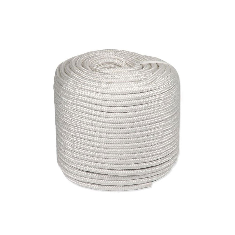 CORDA SEDA TRANCADA BRANCA 14MM MT