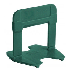 ESPACADOR/NIVELADOR P/ PISO 2,0MM VERDE PCT 50 UNDS CORTAG