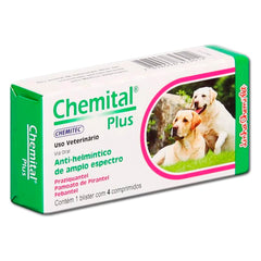 CHEMITAL PLUS CAES C/ 4 COMPRIMIDOS
