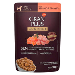 GRANPLUS SACHE CAO ADULTO SALMAO/FRANGO 100GR