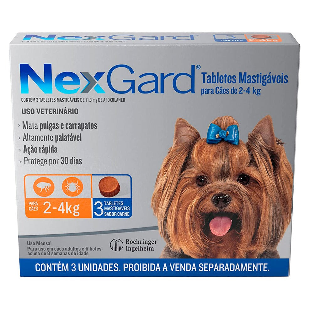 NEXGARD 3 TABLETE MASTIG 02-04 KG