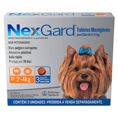 NEXGARD 3 TABLETE MASTIG 02-04 KG