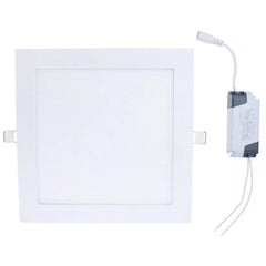 LUMINARIA LED EMBUTIR QUAD SLIM 12W 6500K 100-240V ECONOMAX