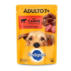 PEDIGREE SACHE ADULTO 7+ CARNE AO MOLHO 100GR
