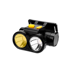 LANTERNA DE CABECA 2LEDS BATERIA RECAR