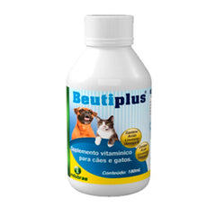 BEUTIPLUS 180ML SUPLEM VITAMINICO CAES E GATOS INDUBRAS