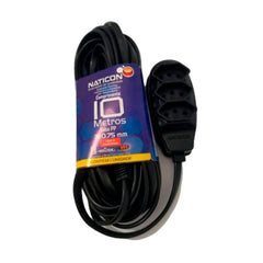 EXTENSAO 10M PP 2P+T 3 SAIDA NATICON