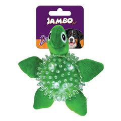 MORDEDOR PELUCIA SPIKY BALL TARTARUGA MANGO PET