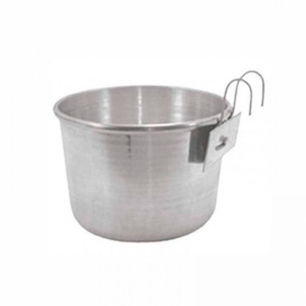 CANECA P/ PASSAROS ALUMINIO GANCHO P