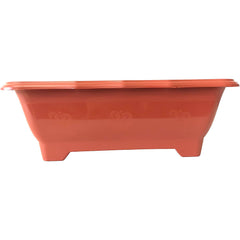 JARDINEIRA PLASTICA 37X17X14 3,5L TERRACOTA