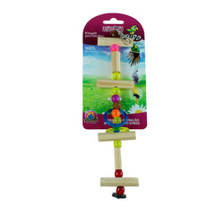 BRINQUEDO CORDAO MISTO P/ PSITACIDEOS TAMANHO P 1