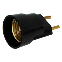 SOQUETE PORTA LAMPADA C/ PINO PRETO ILUMI/FOXLUX
