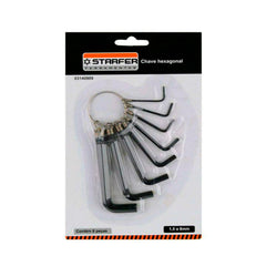 CHAVE ALLEN 10 PEÇAS 1,5 A 10MM STARFER ENCARTELADO