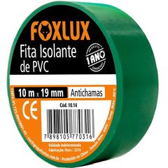 FITA ISOLANTE 10MX19MM VERDE FOXLUX